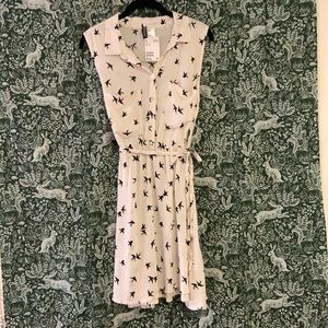 H&M Bird Print Dress